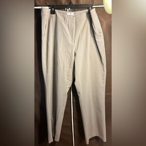 Calvin Klein woman’s professional business pants 14w. Light Gray.